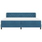 Letto a Rete vidaXL con Materasso Blu Scuro 200x200 cm in Velluto Letto a Rete vidaXL con Materasso Blu Scuro 200x200 cm in Velluto