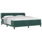 Letto a molle vitaXL con materasso verde scuro 180x200 cm in velluto Letto a molle vitaXL con materasso verde scuro 180x200 cm in velluto