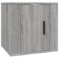 Set Mobili Porta TV 2 pz Grigio Sonoma in Legno Multistrato Set Mobili Porta TV 2 pz Grigio Sonoma in Legno Multistrato