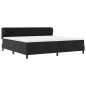 vidaXL Letto Box Spring con Materasso Nero 200x200 cm Velluto vidaXL Letto Box Spring con Materasso Nero 200x200 cm Velluto