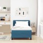 Letto Box Spring vidaXL con Materasso Blu Scuro 90x190 cm in Velluto Letto Box Spring vidaXL con Materasso Blu Scuro 90x190 cm in Velluto