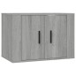 Set di Mobili Porta TV 5 pz Grigio Sonoma in Legno Multistrato Set di Mobili Porta TV 5 pz Grigio Sonoma in Legno Multistrato