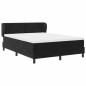 vidaXL Letto a Molle con Materasso Nero 140x190 cm in Velluto vidaXL Letto a Molle con Materasso Nero 140x190 cm in Velluto
