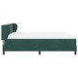 vidaXL Letto Box Spring con Materasso Verde Scuro 180x200 cm Velluto vidaXL Letto Box Spring con Materasso Verde Scuro 180x200 cm Velluto
