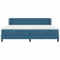 Letto Box Spring vidaXL con Materasso Blu Scuro 200x200 cm Velluto Letto Box Spring vidaXL con Materasso Blu Scuro 200x200 cm Velluto