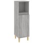 Set Mobili da Bagno 3 pz Grigio Sonoma in Legno Multistrato Set Mobili da Bagno 3 pz Grigio Sonoma in Legno Multistrato