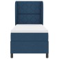 vidaXL Letto con Box Spring e Materasso - Blu, 80x200 cm, Tessuto vidaXL Letto con Box Spring e Materasso - Blu, 80x200 cm, Tessuto