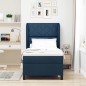 vidaXL Letto con materasso blu 90x200 cm vidaXL Letto con materasso blu 90x200 cm