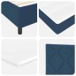 vidaXL Letto con materasso blu 90x200 cm vidaXL Letto con materasso blu 90x200 cm