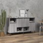 Credenze 2pz Grigio Sonoma 60x35x70 cm in Legno Multistrato Credenze 2pz Grigio Sonoma 60x35x70 cm in Legno Multistrato