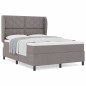 vidaXL Letto a molle con materasso tortora, 160x200 cm in tessuto vidaXL Letto a molle con materasso tortora, 160x200 cm in tessuto