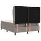 vidaXL Letto a molle con materasso tortora, 160x200 cm in tessuto vidaXL Letto a molle con materasso tortora, 160x200 cm in tessuto