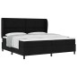 vidaXL Letto a Molle Box con Materasso , Nero, 200x200 cm, Tessuto