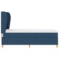 vidaXL Letto a Contenitore con Materasso Blu 100x200 cm Tessuto vidaXL Letto a Contenitore con Materasso Blu 100x200 cm Tessuto