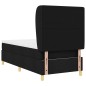 vidaXL Letto Box Spring con Materasso Nero 80x200 cm in Tessuto vidaXL Letto Box Spring con Materasso Nero 80x200 cm in Tessuto