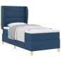Letto a Molle con Materasso vidaXL Blu 90x200 cm Tessuto Letto a Molle con Materasso vidaXL Blu 90x200 cm Tessuto