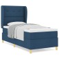 Letto a Molle con Materasso vidaXL Blu 90x200 cm Tessuto Letto a Molle con Materasso vidaXL Blu 90x200 cm Tessuto