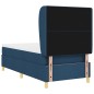 Letto a Molle con Materasso vidaXL Blu 90x200 cm Tessuto Letto a Molle con Materasso vidaXL Blu 90x200 cm Tessuto