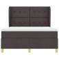 vidaXL Letto a Box con Materasso Marrone Scuro 140x200 cm Tessuto vidaXL Letto a Box con Materasso Marrone Scuro 140x200 cm Tessuto