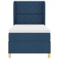 Letto a Molle con Materasso vidaXL in Blu - 100x200 cm