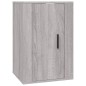 Set Mobili Porta TV 3 pz Grigio Sonoma in Legno Multistrato Set Mobili Porta TV 3 pz Grigio Sonoma in Legno Multistrato