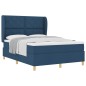 Letto a Molle con Materasso vidaXL Blu 140x190 cm Tessuto