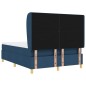 vidaXL Letto con contenitore e materasso - Blu - 140x200 cm - Tessuto