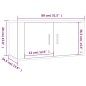 Set di Mobili Porta TV 2 pz Bianco Lucido in Legno Multistrato Set di Mobili Porta TV 2 pz Bianco Lucido in Legno Multistrato