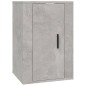 Set di Mobili Porta TV 5 pz Grigio Cemento in Legno Multistrato Set di Mobili Porta TV 5 pz Grigio Cemento in Legno Multistrato