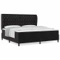vidaXL Letto Box Spring 200x200 cm in velluto nero