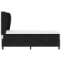 vidaXL Letto Box Spring con materasso nero 80x200 cm in velluto