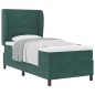 vidaXL Letto con Molle e Materasso Verde Scuro 100x200 cm in Velluto vidaXL Letto con Molle e Materasso Verde Scuro 100x200 cm in Velluto