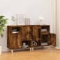 Credenze 2pz Rovere Fumo 60x35x70 cm in Legno Multistrato Credenze 2pz Rovere Fumo 60x35x70 cm in Legno Multistrato