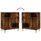 Credenze 2pz Rovere Fumo 60x35x70 cm in Legno Multistrato Credenze 2pz Rovere Fumo 60x35x70 cm in Legno Multistrato