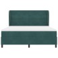 vidaXL Letto con Molle e Materasso Verde Scuro 180 x 200 cm in Velluto vidaXL Letto con Molle e Materasso Verde Scuro 180 x 200 cm in Velluto