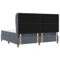 vidaXL Letto con Molle e Materasso Grigio Scuro 200x200 cm in Velluto vidaXL Letto con Molle e Materasso Grigio Scuro 200x200 cm in Velluto