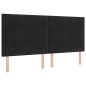 vidaXL Letto con Molle e Materasso Nero 200x200 cm in Velluto vidaXL Letto con Molle e Materasso Nero 200x200 cm in Velluto
