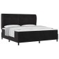 vidaXL Letto con Molle e Materasso Nero 200x200 cm in Velluto vidaXL Letto con Molle e Materasso Nero 200x200 cm in Velluto