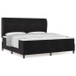 vidaXL Letto con Molle e Materasso Nero 200x200 cm in Velluto vidaXL Letto con Molle e Materasso Nero 200x200 cm in Velluto