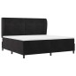 vidaXL Letto con Molle e Materasso Nero 200x200 cm in Velluto vidaXL Letto con Molle e Materasso Nero 200x200 cm in Velluto