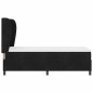 vidaXL Letto a molle con materasso nero 80x200 cm in velluto vidaXL Letto a molle con materasso nero 80x200 cm in velluto