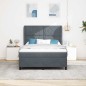 vidaXL Letto a braccio grigio scuro 160x200 cm in velluto vidaXL Letto a braccio grigio scuro 160x200 cm in velluto
