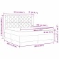 vidaXL Letto a braccio grigio scuro 160x200 cm in velluto vidaXL Letto a braccio grigio scuro 160x200 cm in velluto