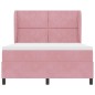 vidaXL Letto a Molle con Materasso Rosa 160x200 cm in Velluto vidaXL Letto a Molle con Materasso Rosa 160x200 cm in Velluto