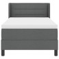 vidaXL Letto a Box con materasso - Grigio scuro - 90 x 200 cm - Tessuto vidaXL Letto a Box con materasso - Grigio scuro - 90 x 200 cm - Tessuto