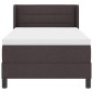 vidaXL Letto a molle Marrone Scuro 100 x 200 cm Tessuto e Schiuma vidaXL Letto a molle Marrone Scuro 100 x 200 cm Tessuto e Schiuma