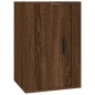 Set Mobili Porta TV 4 pz Rovere Marrone in Legno Multistrato Set Mobili Porta TV 4 pz Rovere Marrone in Legno Multistrato