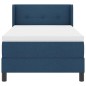 vidaXL Letto a Box con Materasso Blu, 80 x 200 cm, in Tessuto