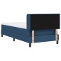vidaXL Letto a Box con Materasso Blu, 80 x 200 cm, in Tessuto