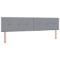 vidaXL Letto Box Spring con materasso grigio chiaro, 200x200 cm in tessuto. vidaXL Letto Box Spring con materasso grigio chiaro, 200x200 cm in tessuto.